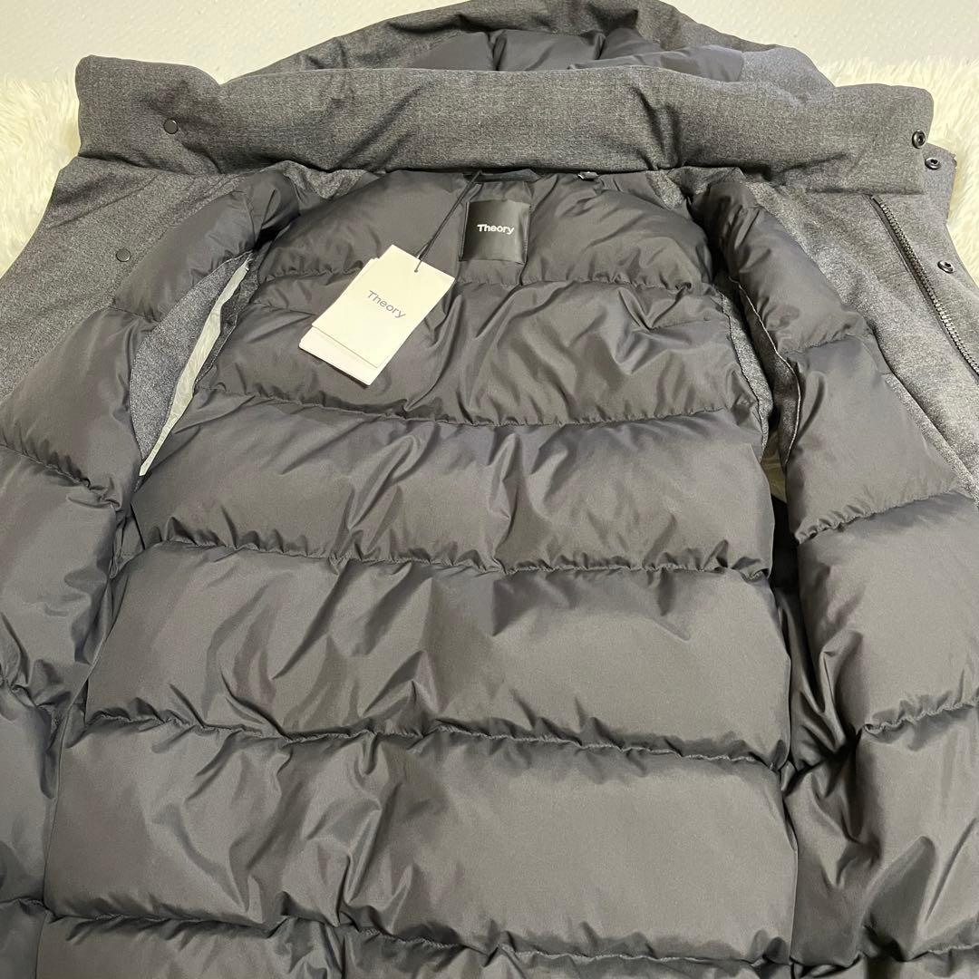 11/9まで限定価格☆Theory セオリー現行 ダウンベスト 黒 ユニセックス