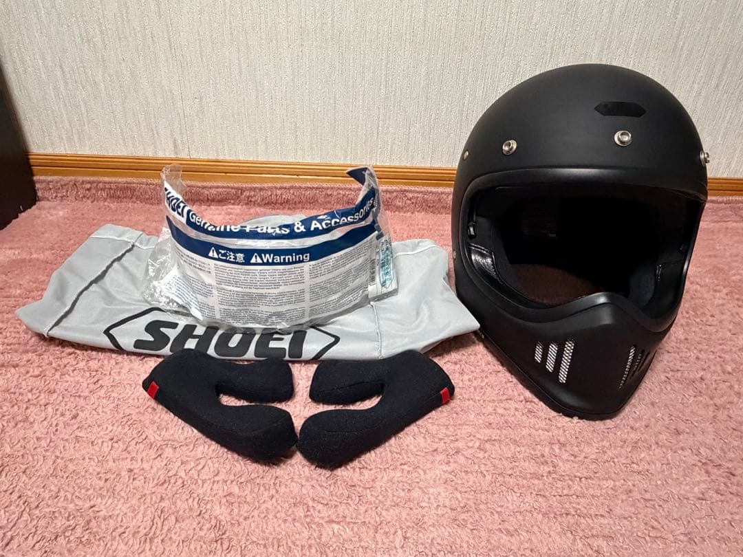 SHOEI EX-ZERO フルフェイスヘルメット　Mサイズ　マットブラック