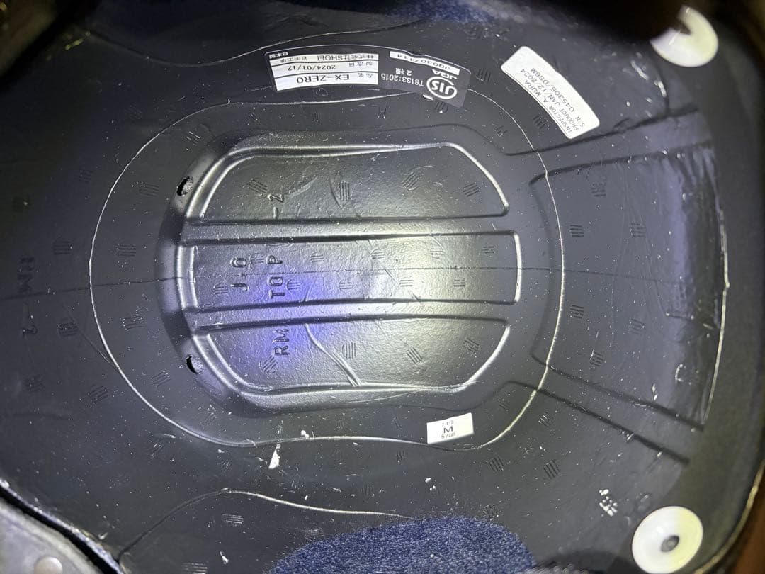 SHOEI EX-ZERO フルフェイスヘルメット　Mサイズ　マットブラック