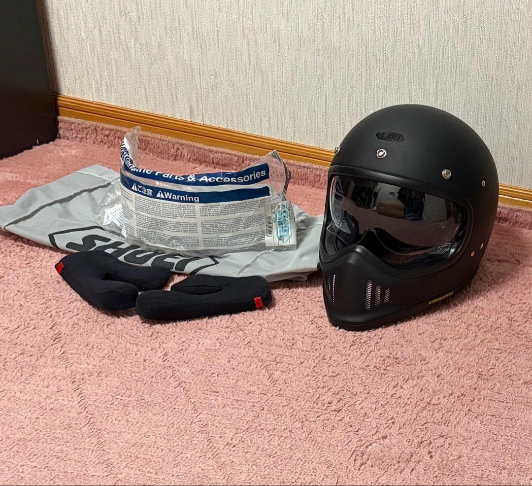 SHOEI EX-ZERO フルフェイスヘルメット　Mサイズ　マットブラック