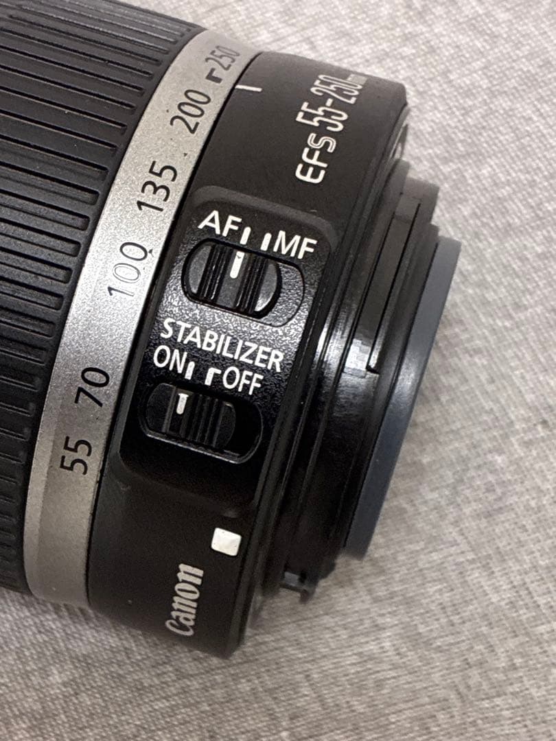 ⭐️美品⭐️ Canon EF-S 55-250mm IS フード付望遠レンズ