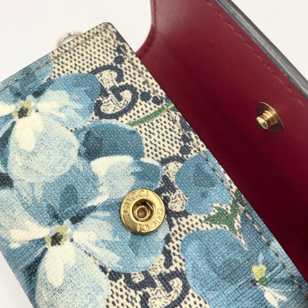【美品✨】グッチ　GGブルームス　花柄　GGスプリーム　６連キーケース