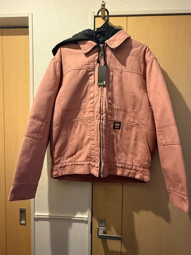 Supreme Dickies Hooded Work Jacket ピンク