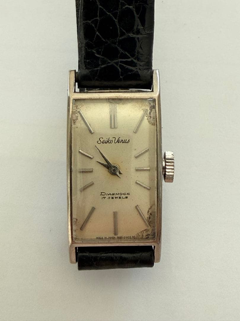 Seiko VenusセイコーヴィーナスK14WG無垢 17石 ヴィンテージ
