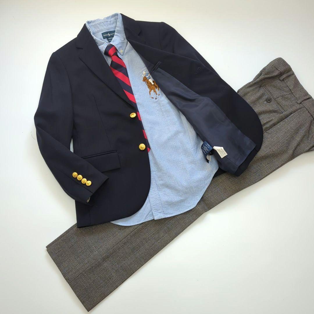 極美品✨近年モデル✨ビッグポニー刺繍 ラルフローレン キッズスーツ フォーマル