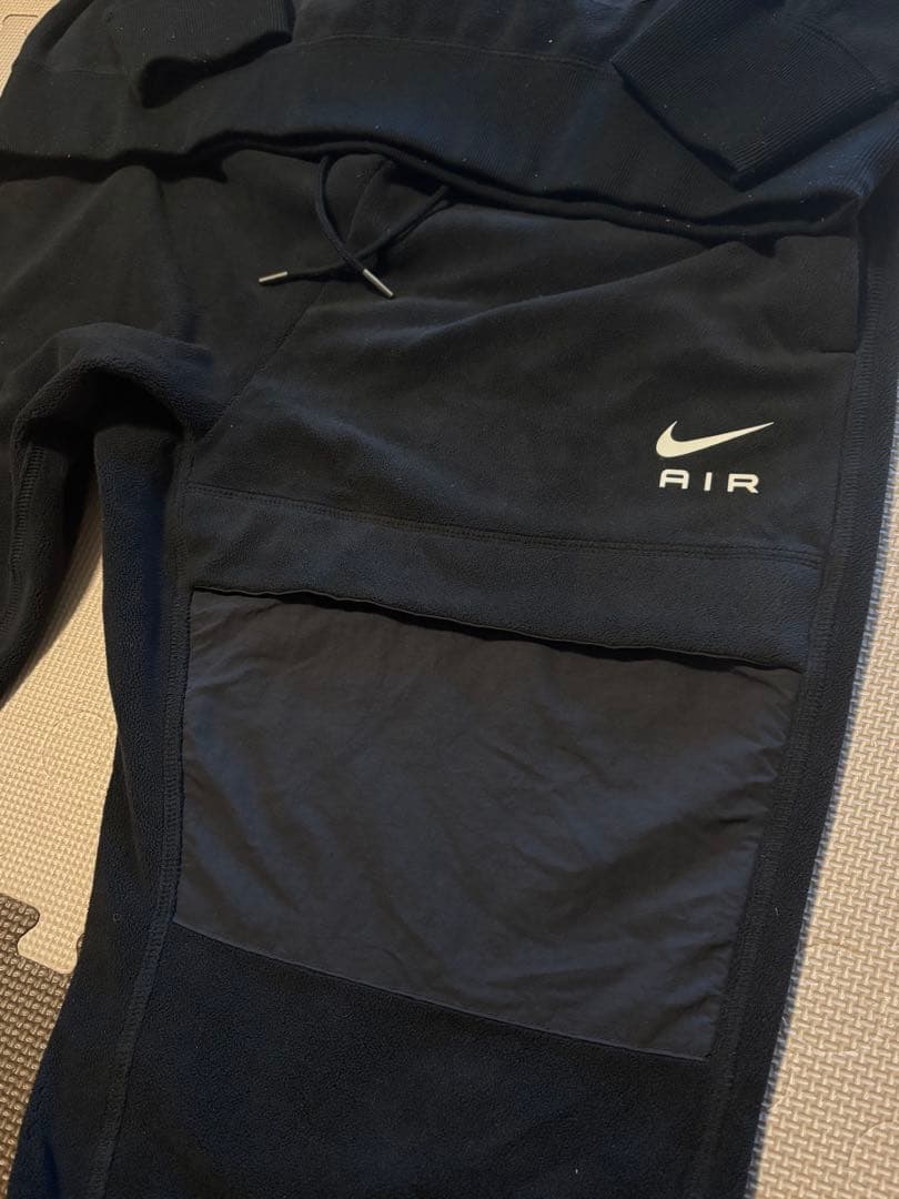 Nike ブラック フリース　ジャケット　パンツ　セットアップ　パーカー
