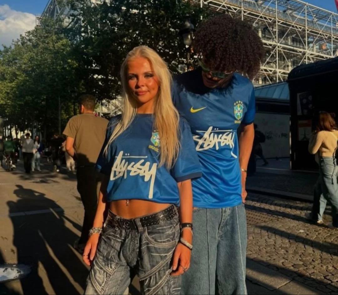 Nike Brasil フットボールジャージ XL STUSSY