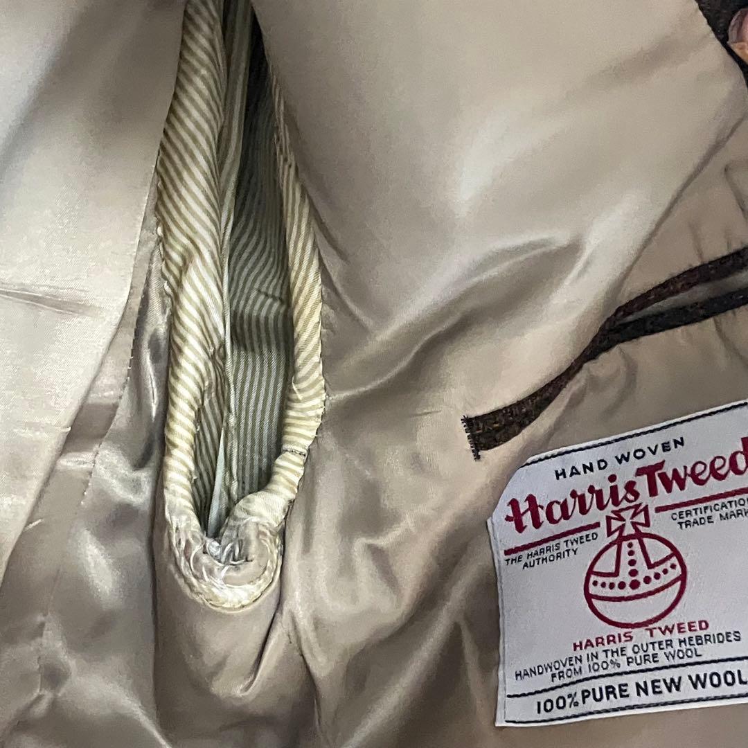 ハリスツイードJPRESSノーフォークジャケットC96-W86-T175 AB6