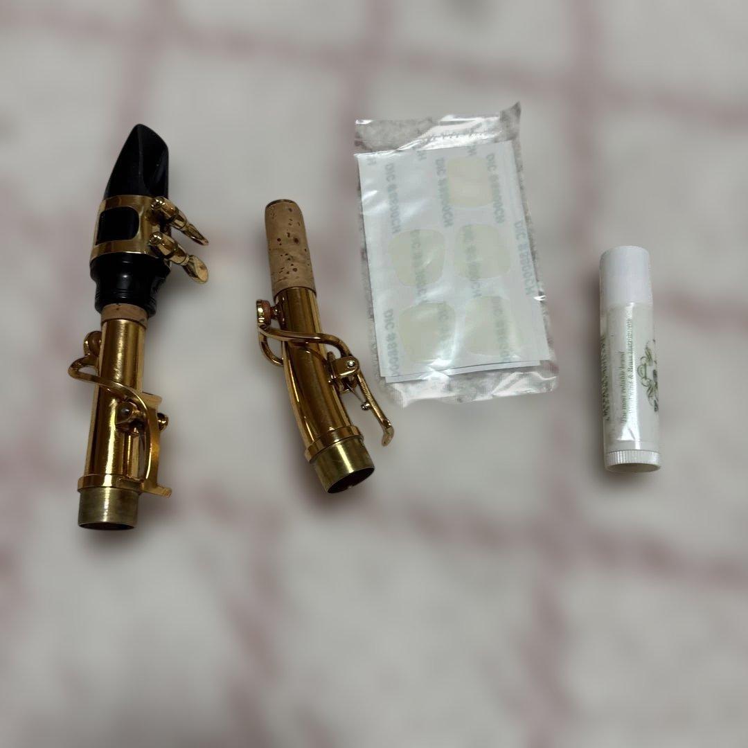 極美品 希少　ソプラノサックス　sp-650 Jマイケル　彫刻　ゴールド　ケース