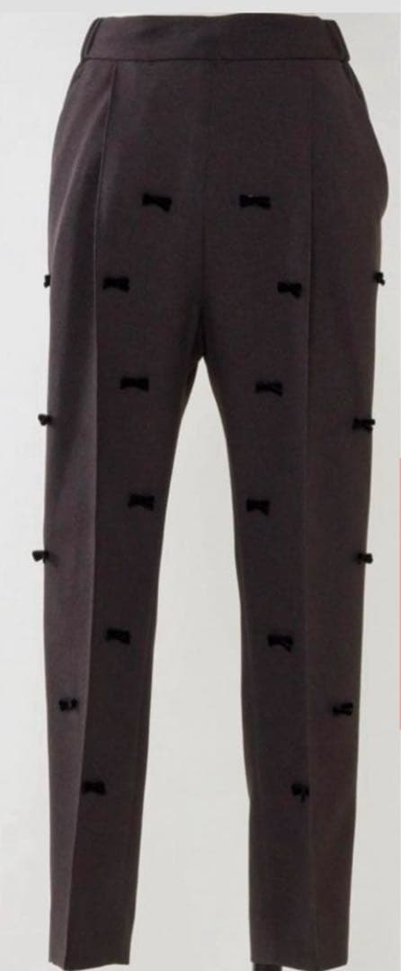 値下しました【美品人気】ヘイブ heve リボンドットパンツ 黒 ブラック 38