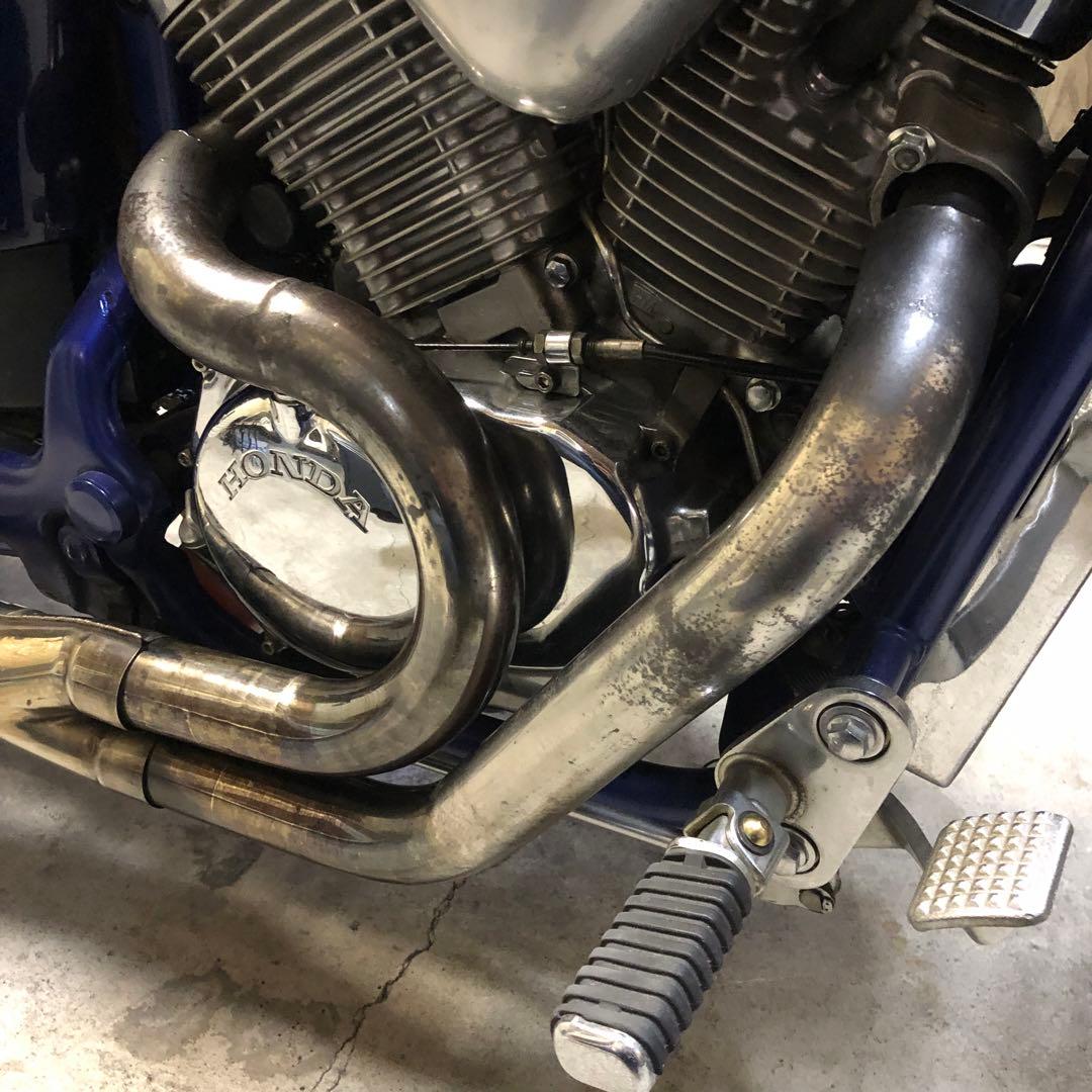 スティード 2in1マフラー 当時物