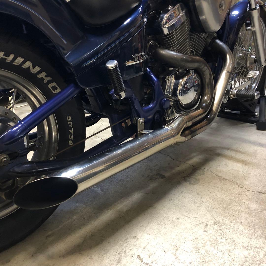 スティード 2in1マフラー 当時物