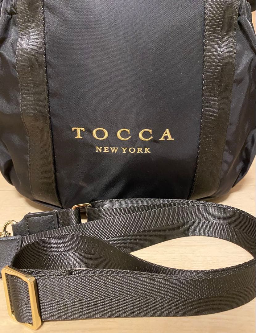美品☆TOCCA SANA SIDEPOCKET TOTE トートバッグ