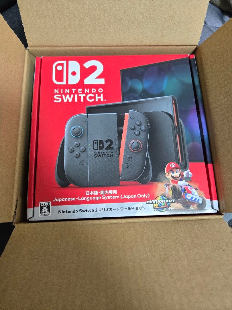 Nintendo Switch 本体 D2 日本語　マリオカートセット