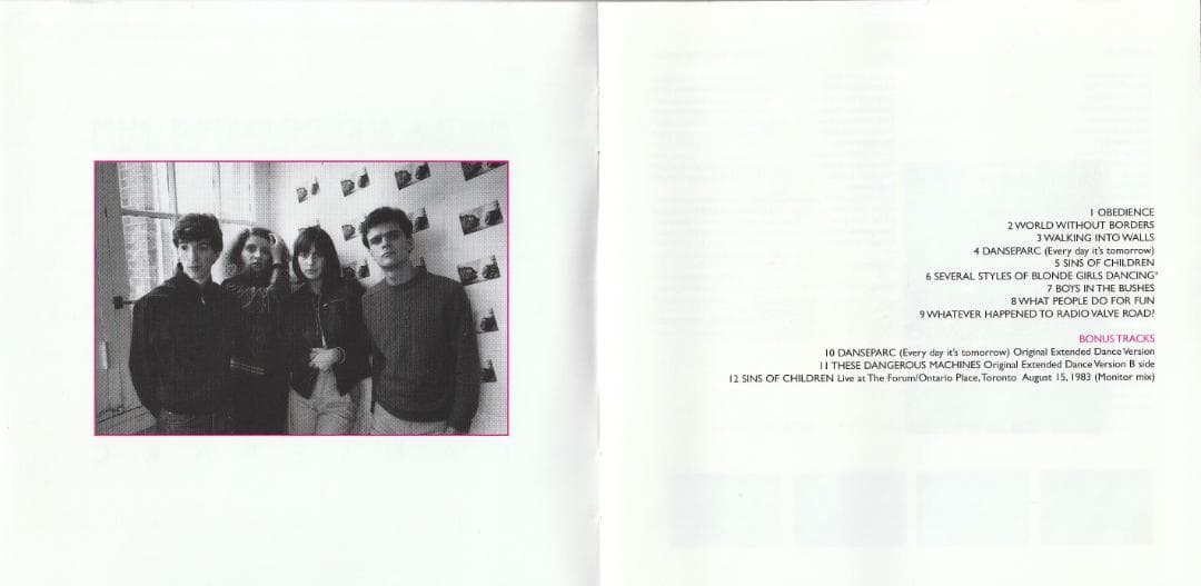 洋楽 Martha And The Muffins / M+M : Danseparc