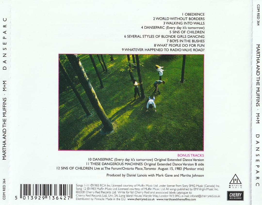 洋楽 Martha And The Muffins / M+M : Danseparc