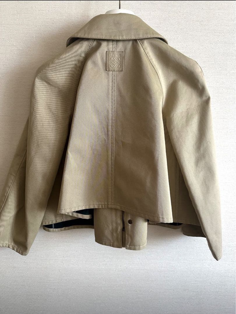 今月掲載終了最終値下【LOEWE】トラペーズ コットンジャケット/サイズ34
