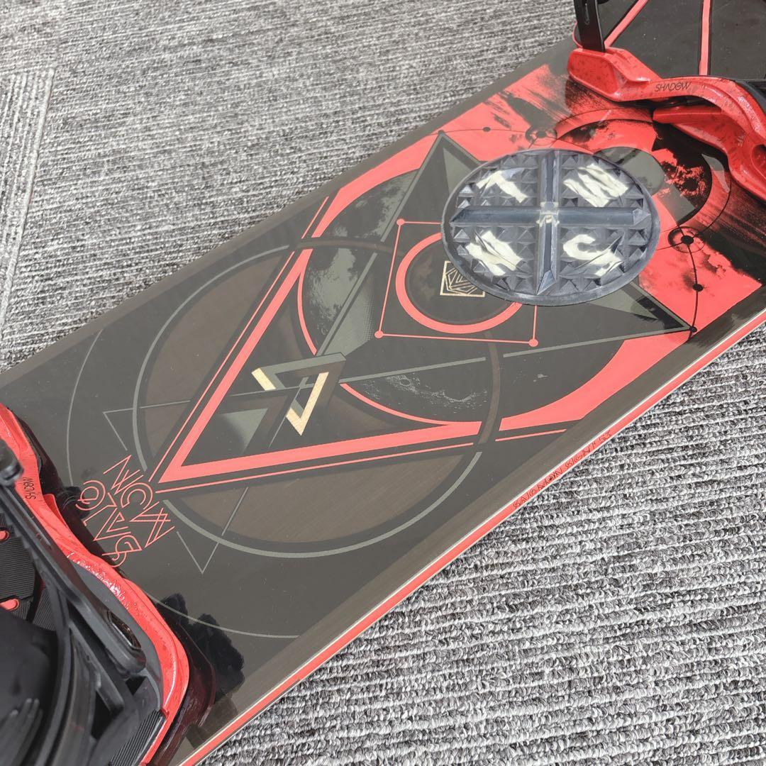 15美品❗️超豪華❗️サロモン メンズスノーボードセット★スノボ153cm+ビン付