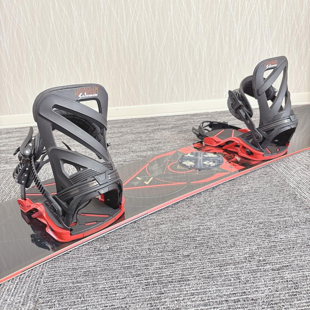 15美品❗️超豪華❗️サロモン メンズスノーボードセット★スノボ153cm+ビン付