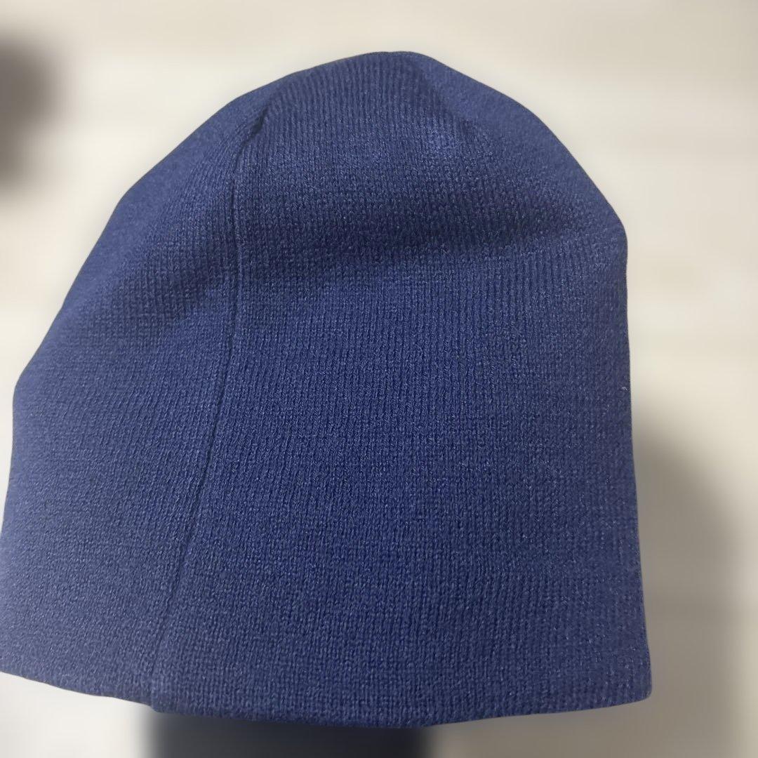 oMA NYNY SKULL CAP ネイビー　ビーニー　ニット帽