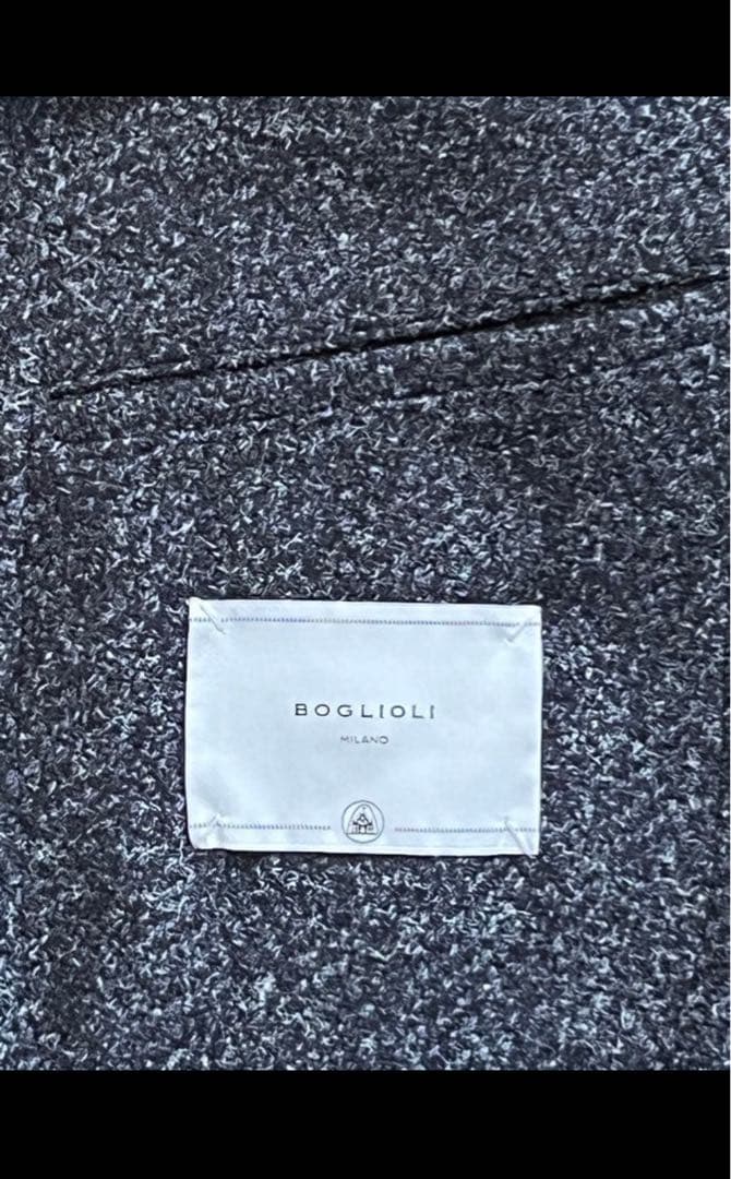 【美品】BOGLIOLI ボリオリ ループツイードジャケット 46