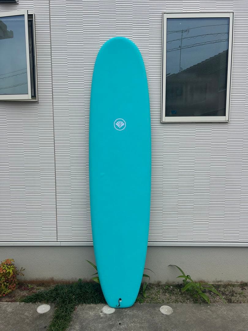 ビーチアクセス 8ft ソフトボード ミニロング フィン、リーシュ付き