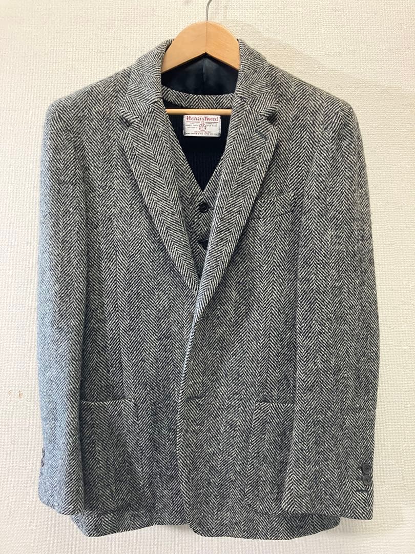 トゥモローランド ハリスツィード ジャケット＋ベスト M
