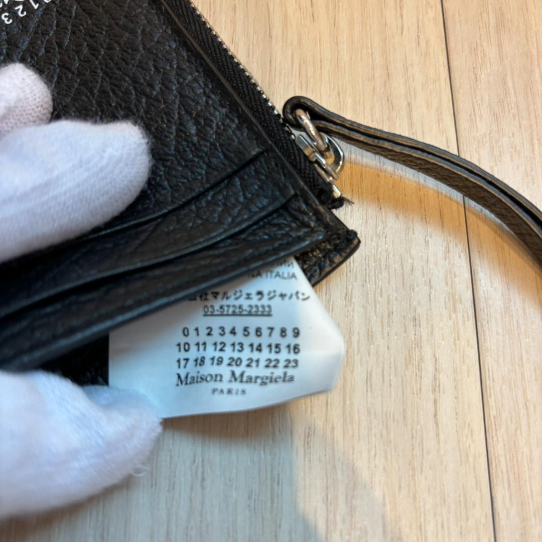 【未使用級】メゾンマルジェラ スリーフォールドウォレット 財布 4ステッチ