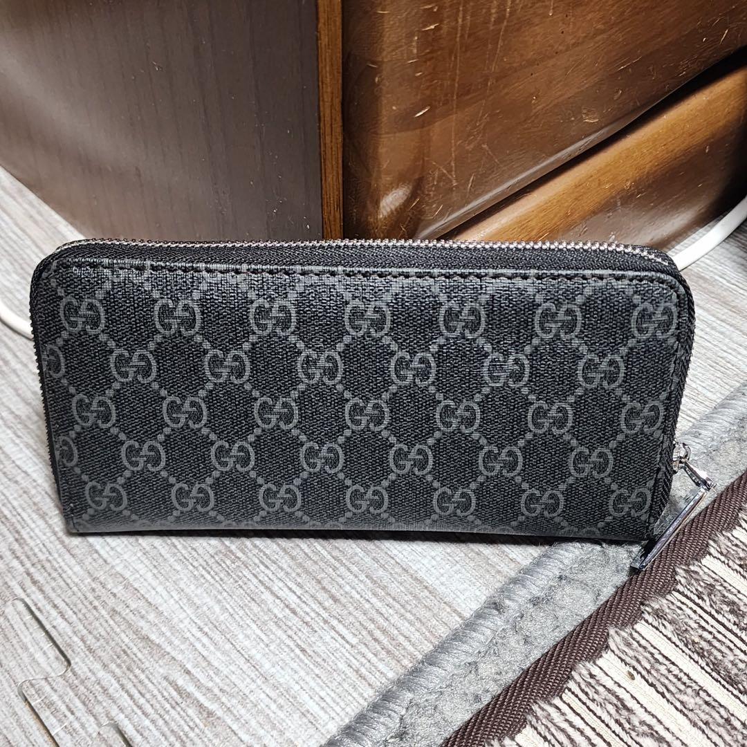 ペ*タ様 GUCCI　長財布　ラウンドジップ　 GG柄　ノベルティ