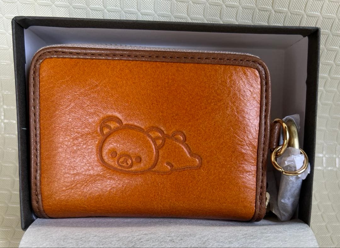 リラックマ☆リラックマストア限定 本革キーケース