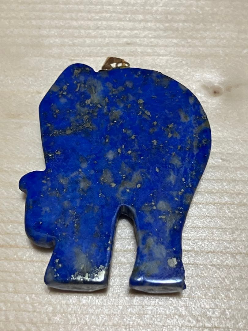 14K 585 ラピス　象　ゾウ　エレファント　チャーム