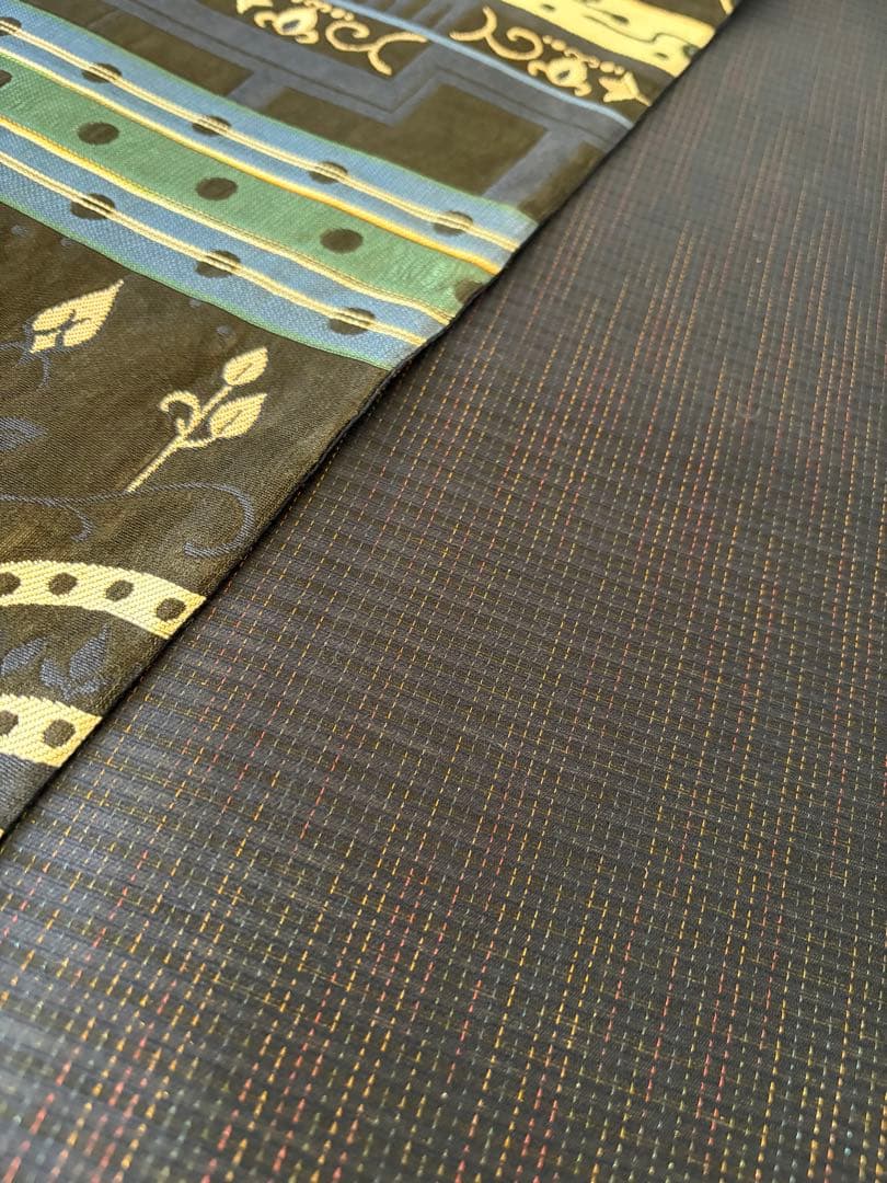 koushi様　袋帯　正絹　幾何学模様　お洒落