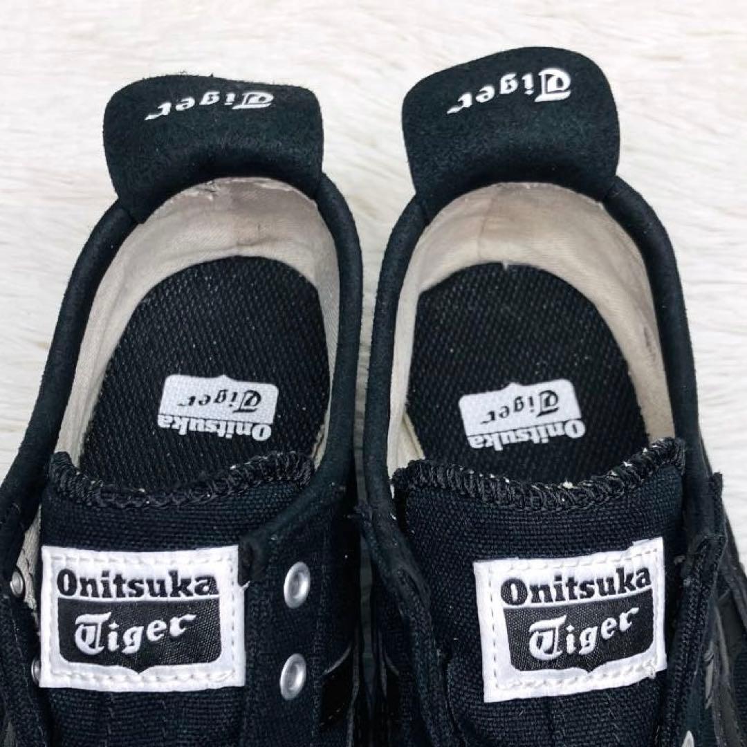 【未使用級】オニツカタイガー 24㌢メキシコ 66 スリッポン　ブラック