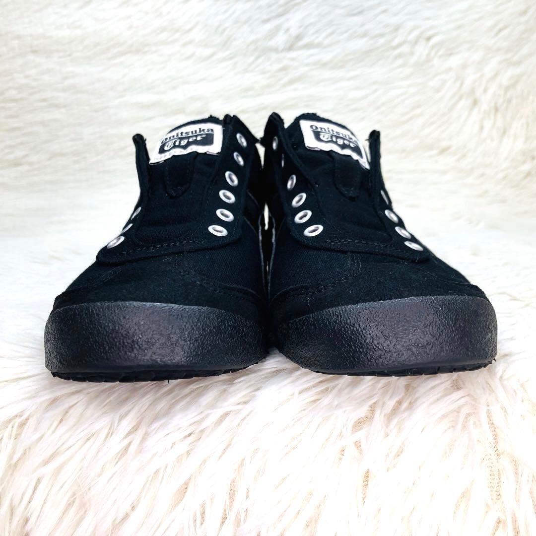 【未使用級】オニツカタイガー 24㌢メキシコ 66 スリッポン　ブラック