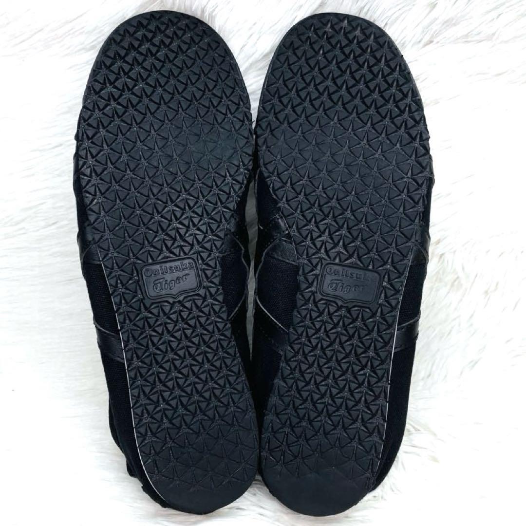 【未使用級】オニツカタイガー 24㌢メキシコ 66 スリッポン　ブラック