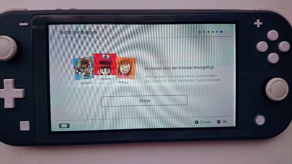 Switch　ライト　ジャンク　グレー