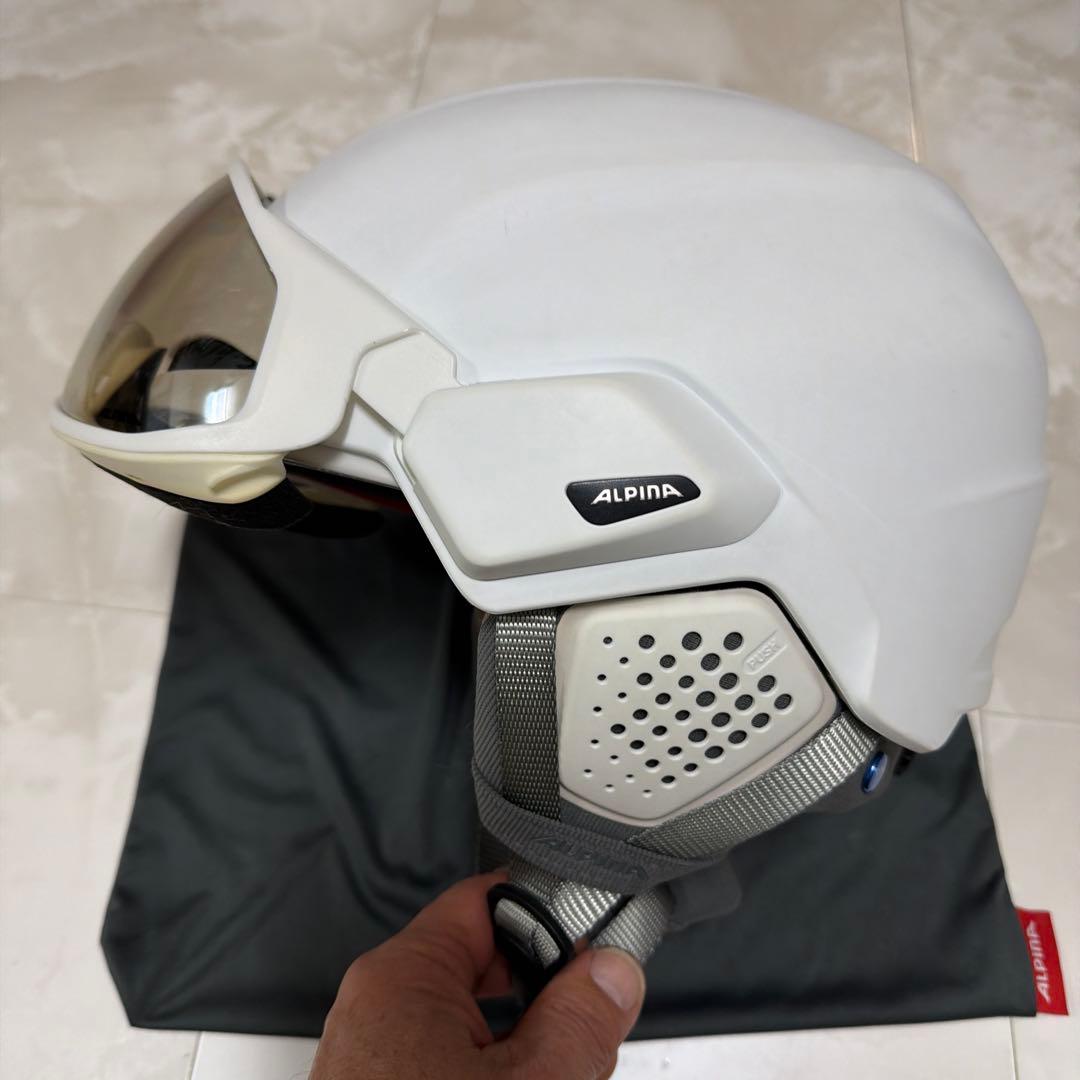 ALPINA アルピナ　スキースノーボード　バイザー　ヘルメット ALTO V