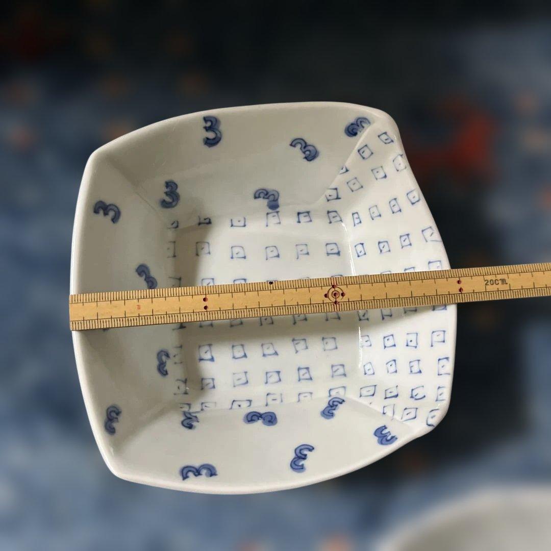 砥部焼スギウラ工房（四角形の鉢）3個セット