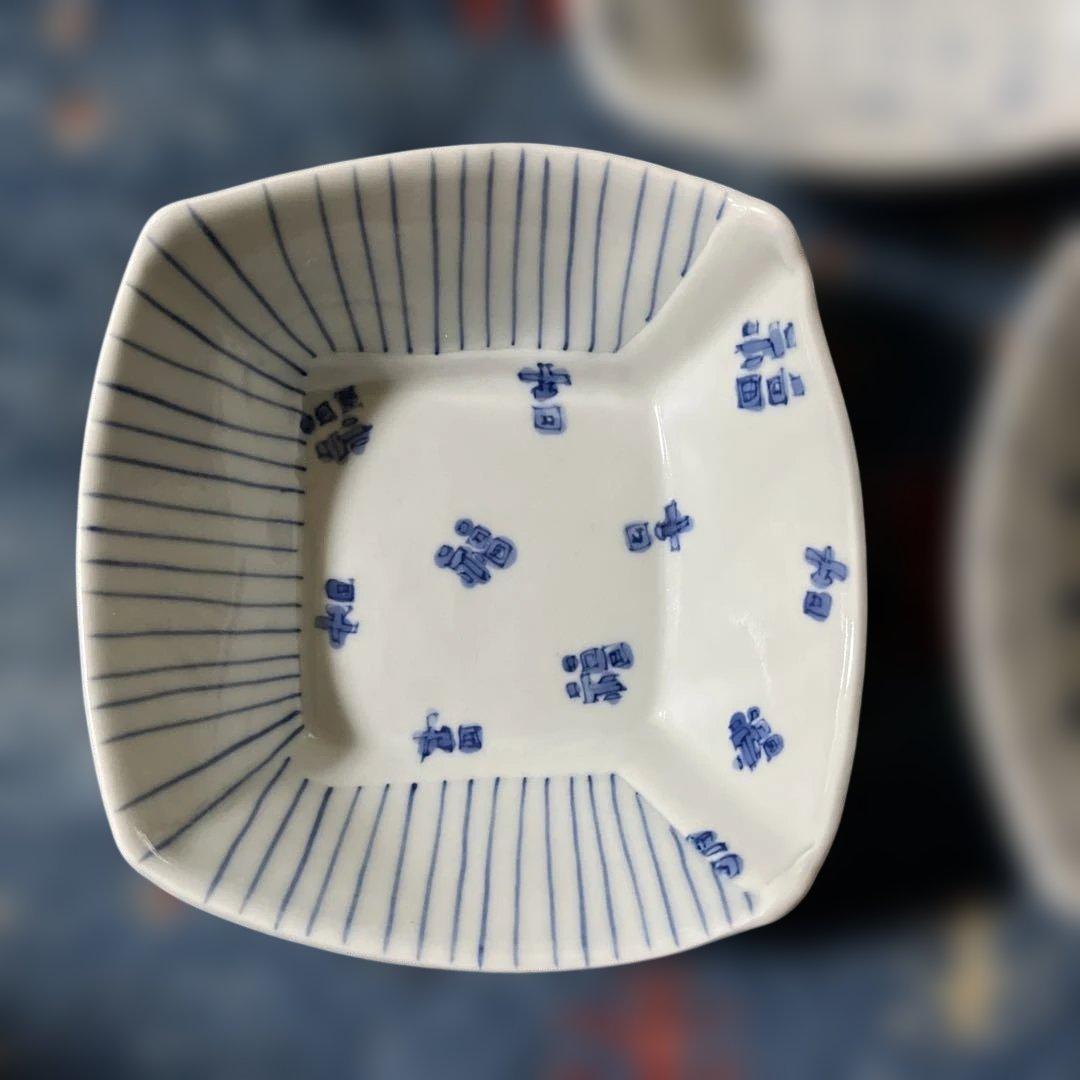 砥部焼スギウラ工房（四角形の鉢）3個セット