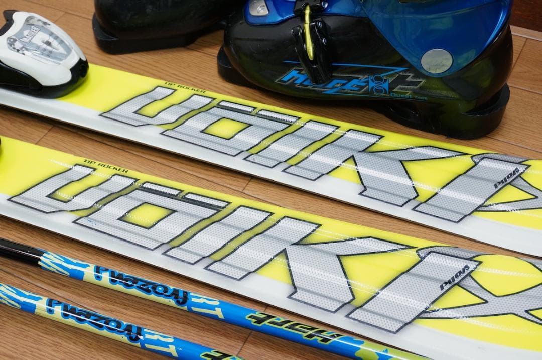 メンテ済 130cm 靴23cm VOLKL スキーセット