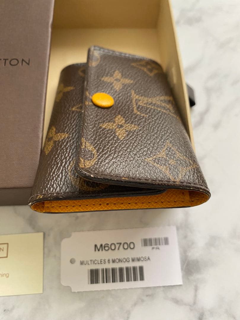 X*Z様 ルイヴィトン　キーケース　キーケース ミュルティクレ 6 イエロー