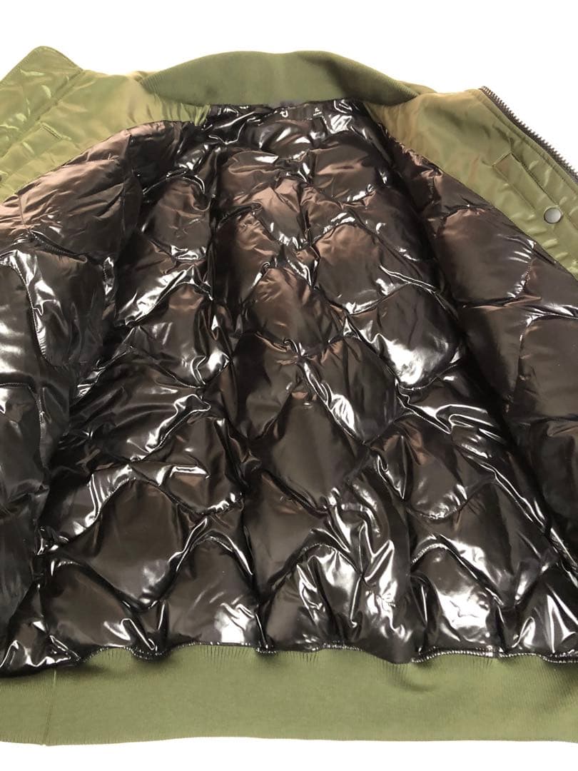 UNIQLO +J ダウンオーバーサイズリブブルゾン L ダウン90% カーキ