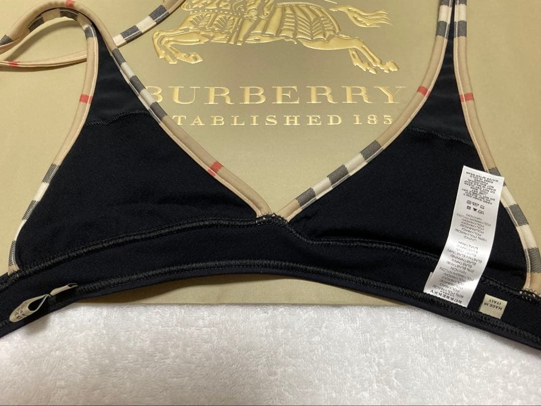 ほぼ未使用　バーバリー ロンドン　セパレート水着　ビキニ 黒