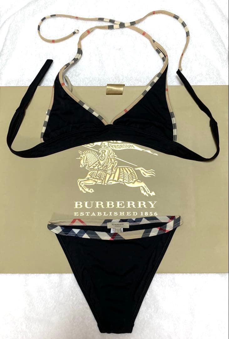 ほぼ未使用　バーバリー ロンドン　セパレート水着　ビキニ 黒