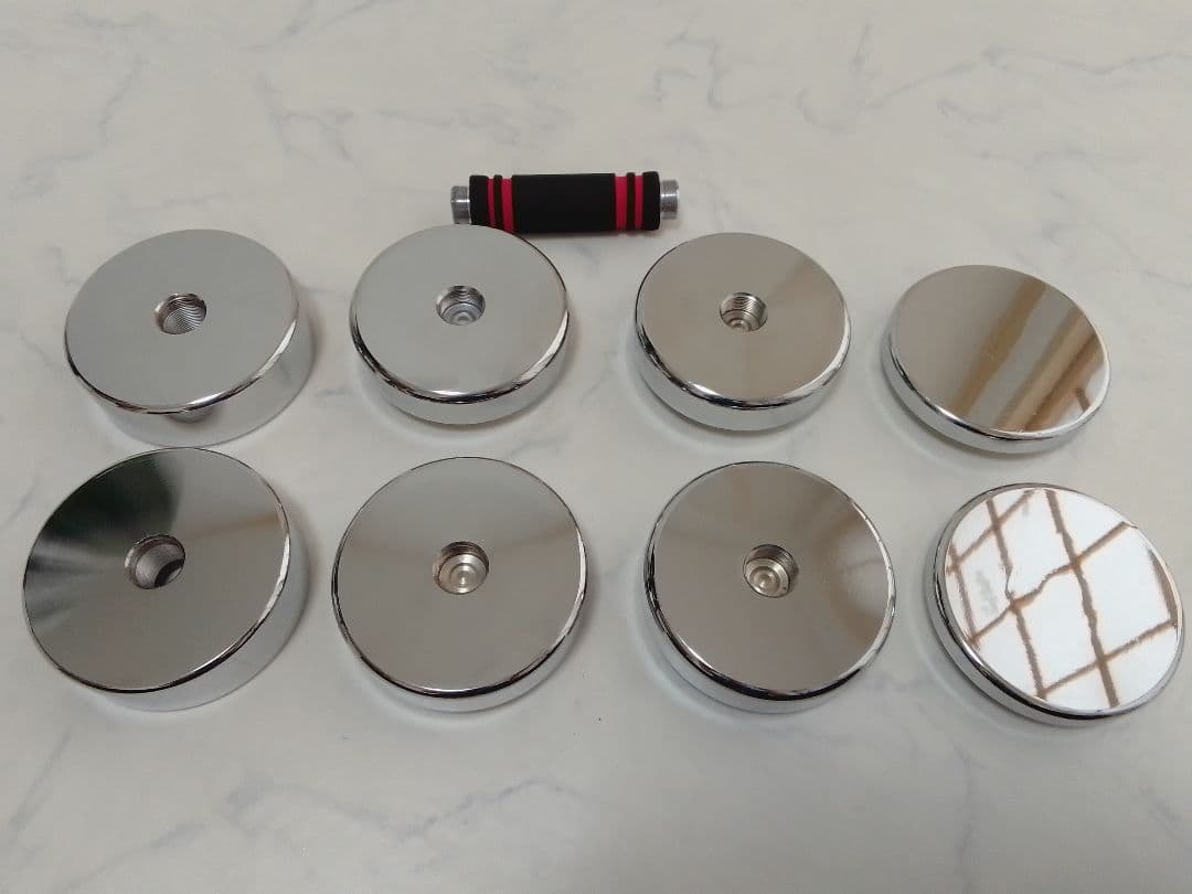 ノースディア 可変式ダンベル 約20kg セット クロームダンベル ①