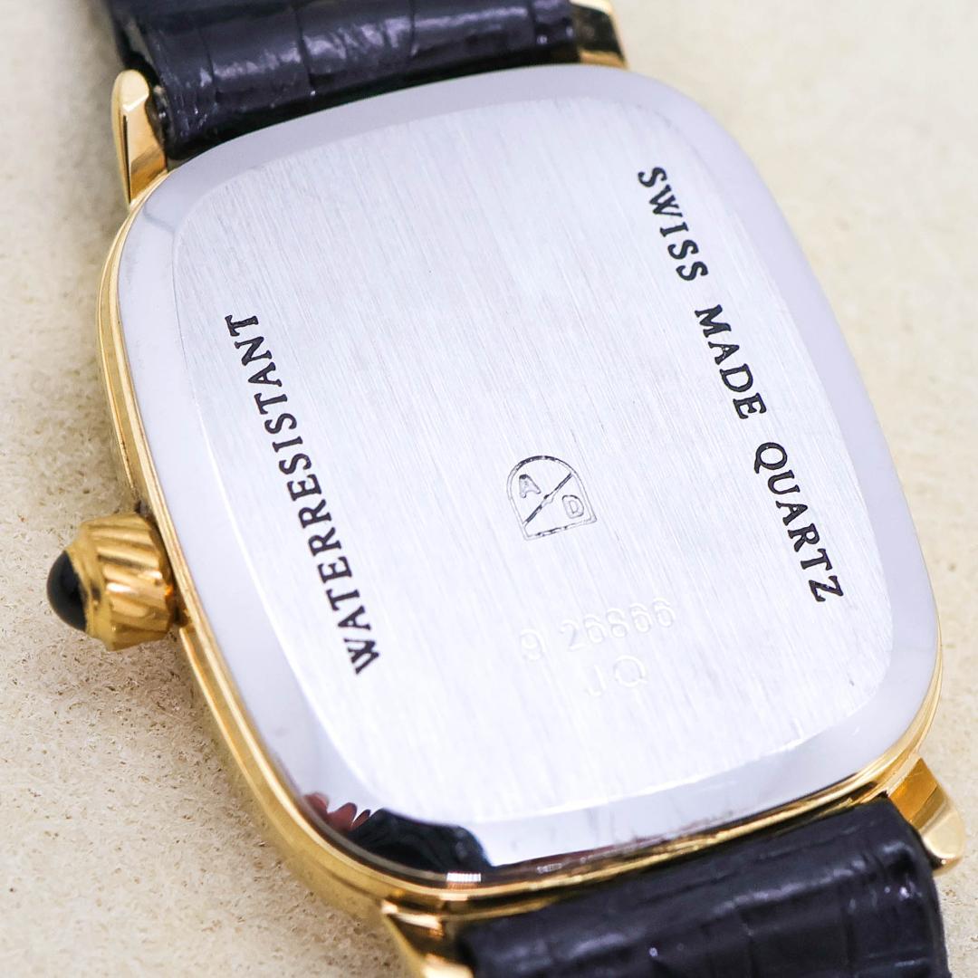 稼働 dunhill 腕時計 ローマン レディース ホワイト 純正ベルト2867