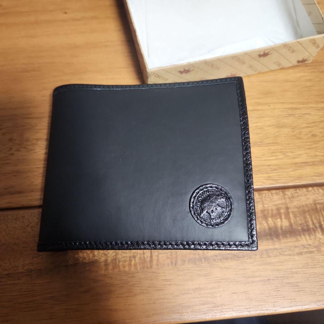 HUNTING WORLD ART-0510 ブラック二つ折り財布