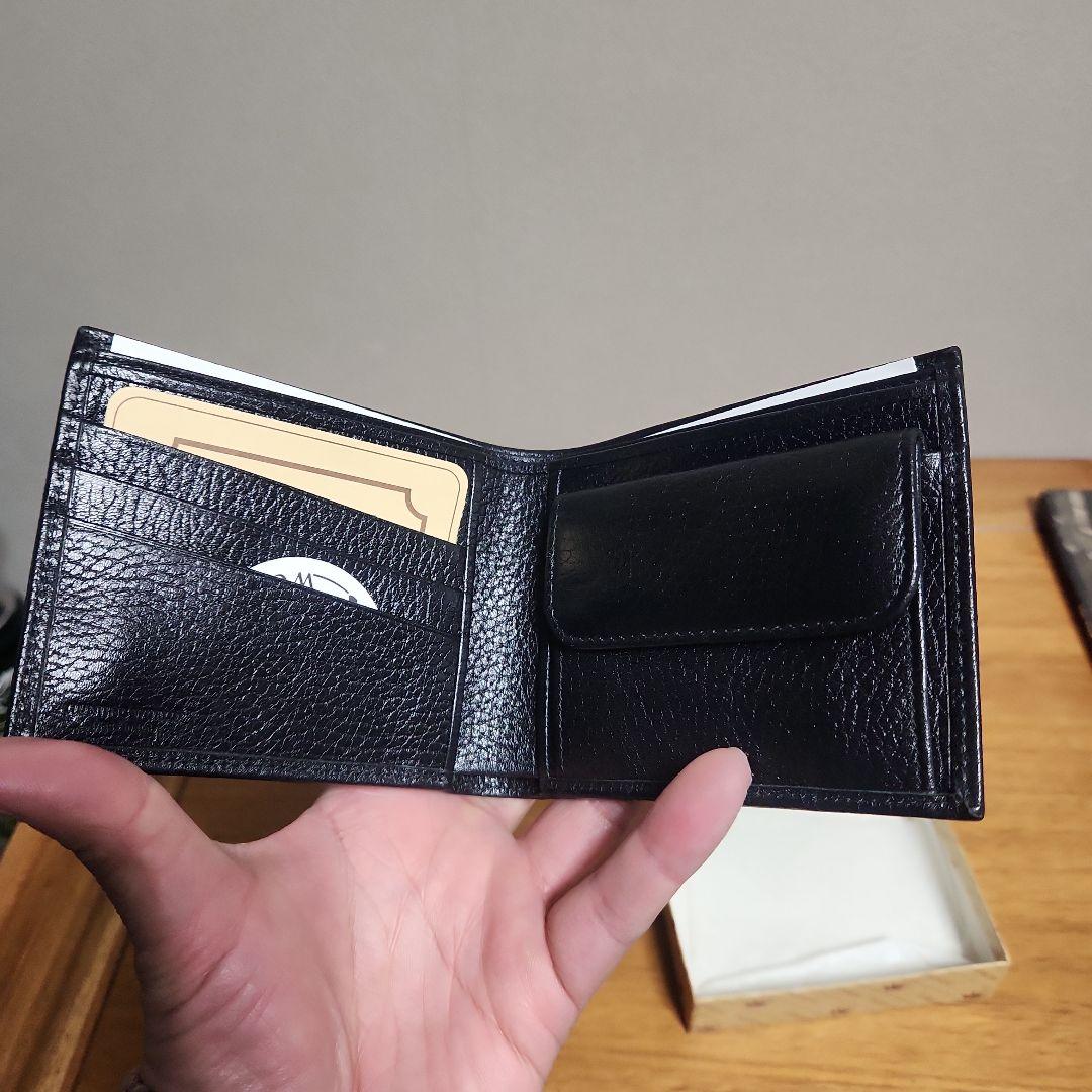 HUNTING WORLD ART-0510 ブラック二つ折り財布