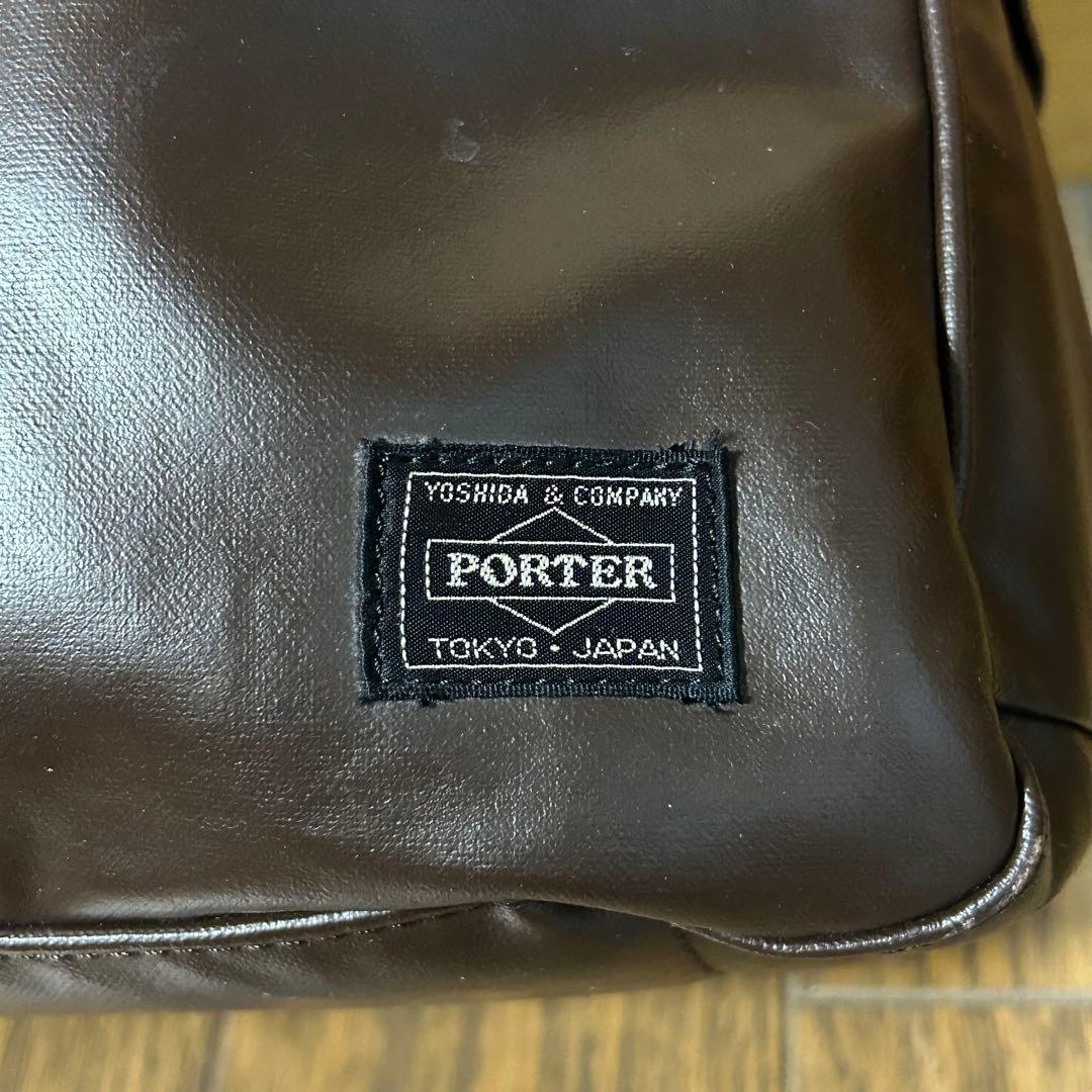 【美品】PORTER フリースタイル ボストンバッグ ブラウン