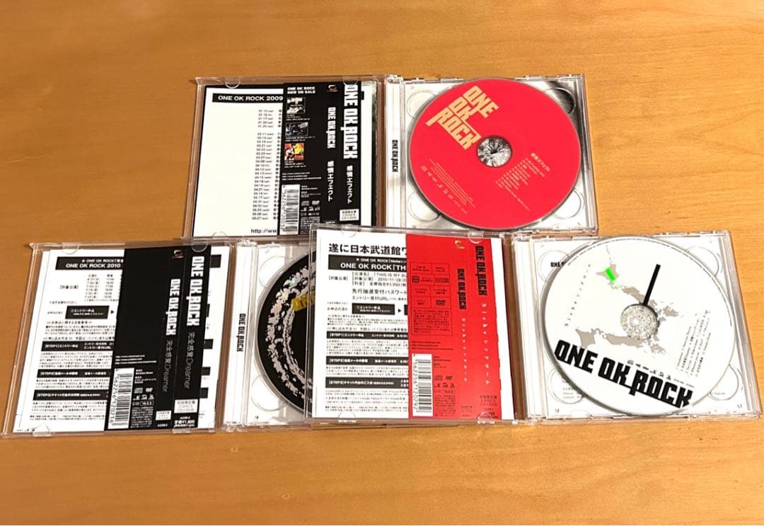 ONE OK ROCK初回限定盤CD3枚完全感覚Dreamer感情エフェクト他